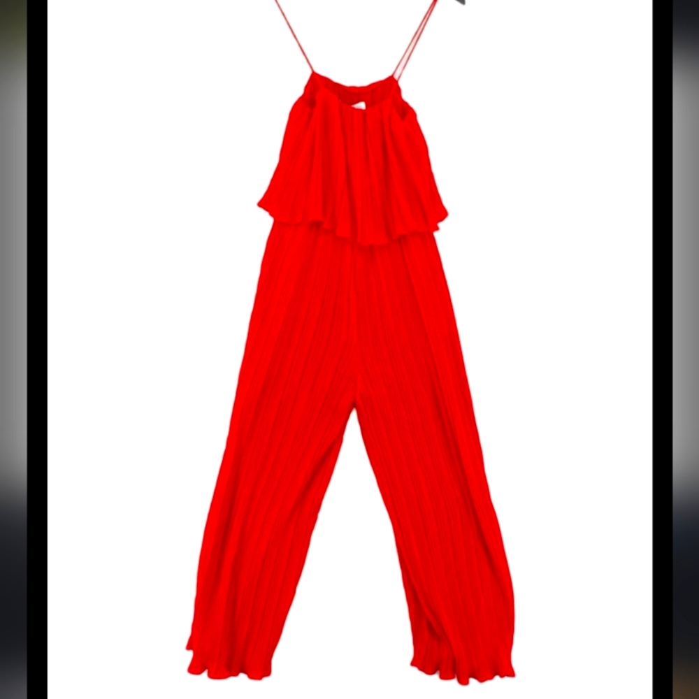 Red jumpsuit